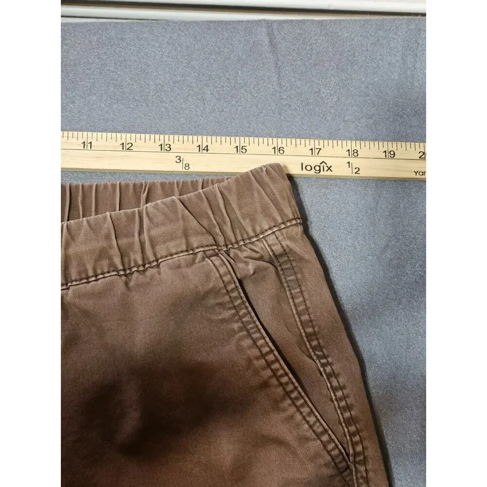 Old Navy Pants Mens Large Brown Modern Joggers Built-In Flex Elastic Waist